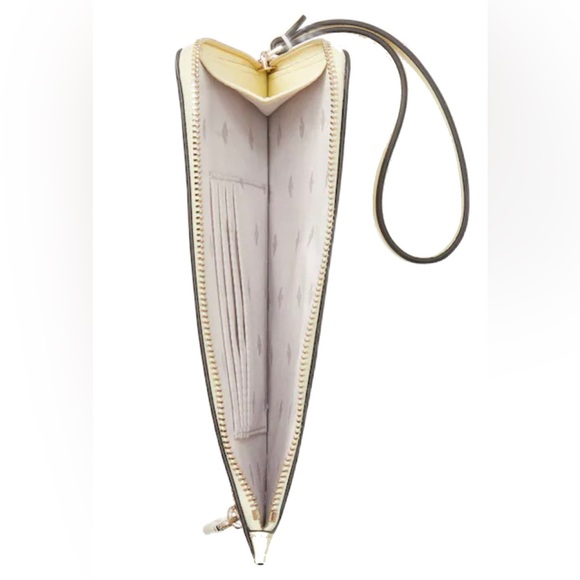 Kate Spade ~ Staci Medium L Zip Wristlet in Lemon Fondant - Picture 2 of 9